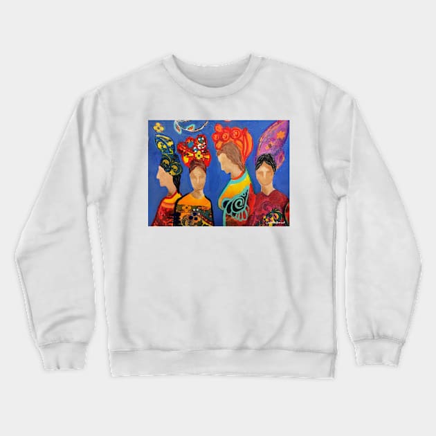 Majestic Four Crewneck Sweatshirt by Leslie Pino Durant